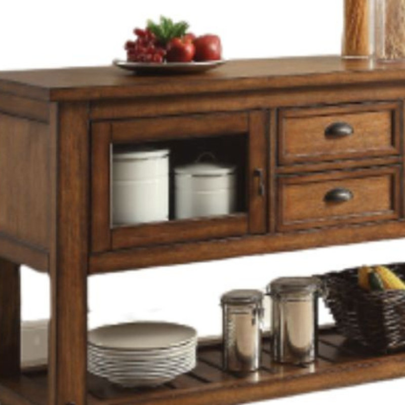 Solid Wood Kitchen Cart