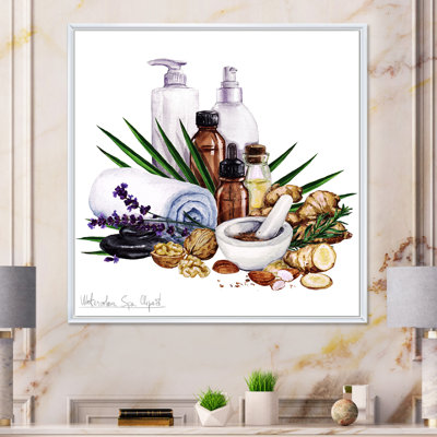 Spa and Bathroom Relax Collection - œuvre d'art moderne et contemporaine sur toile