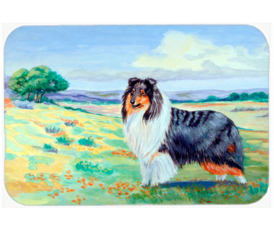 Planche à découper en verre collie east urban home