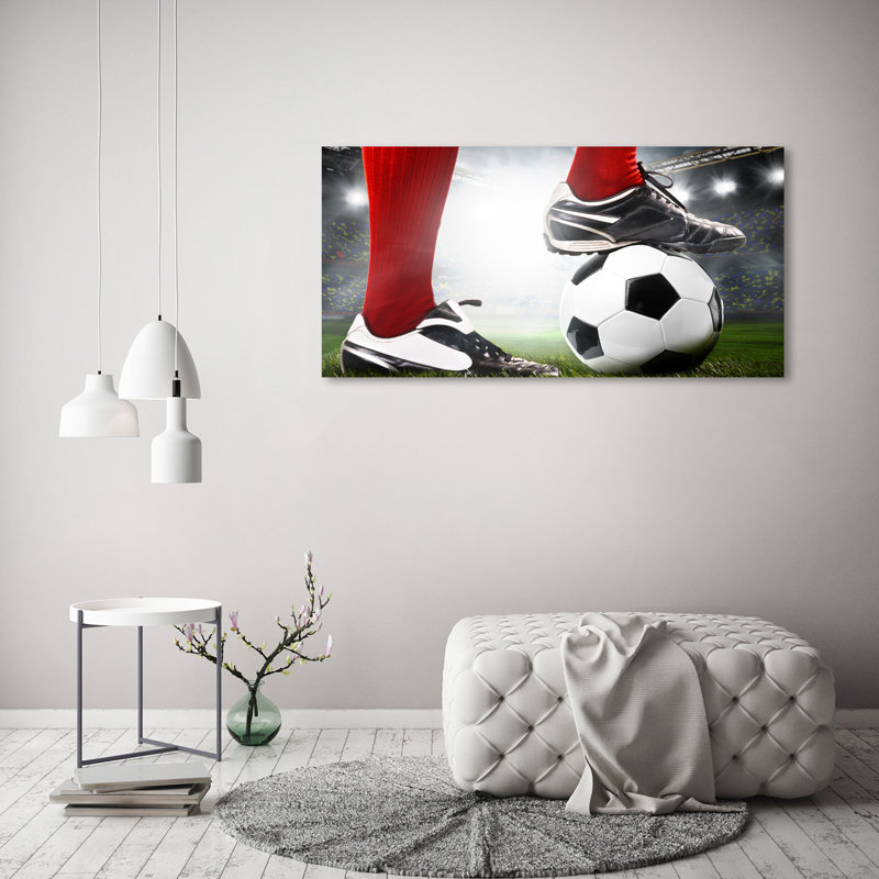Player's Legs - Wrapped Canvas Print