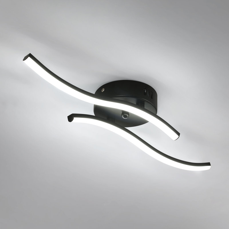 DELIPOP Parallel Wave LED Flush Mount