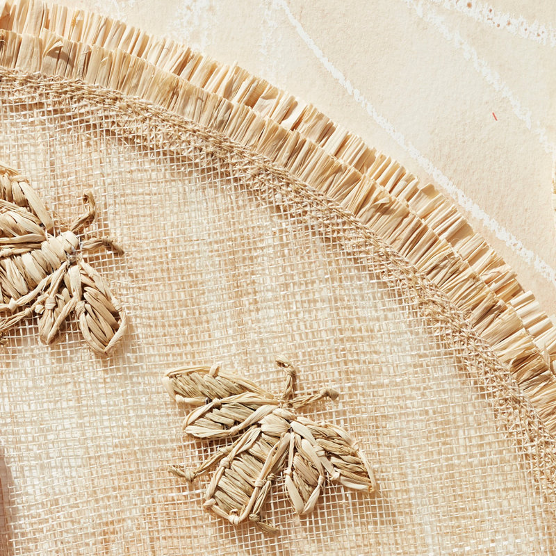 100% Abaca Round Placemats
