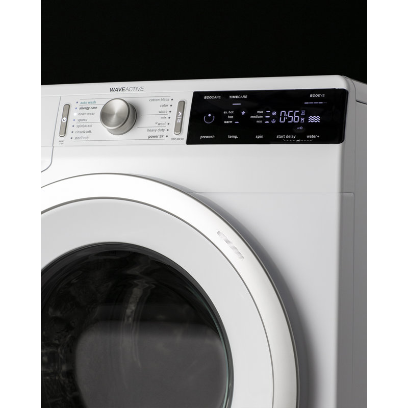 Summit 6.18 Cu. Ft. White Electric Stackable Washer Dryer Set