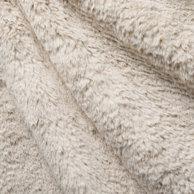 Tissu en fausse fourrure Timberline, Bouleau