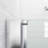 36 to 37-1/4 in. W x 72 in. Bi-Fold Semi-Frameless Shower Door in Chrome with 1/4" Clear Tempered Glass