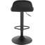 Ashar Swivel Upholstered and Velvet Adjustable Height Bar Stool with Steel Frame-844169733