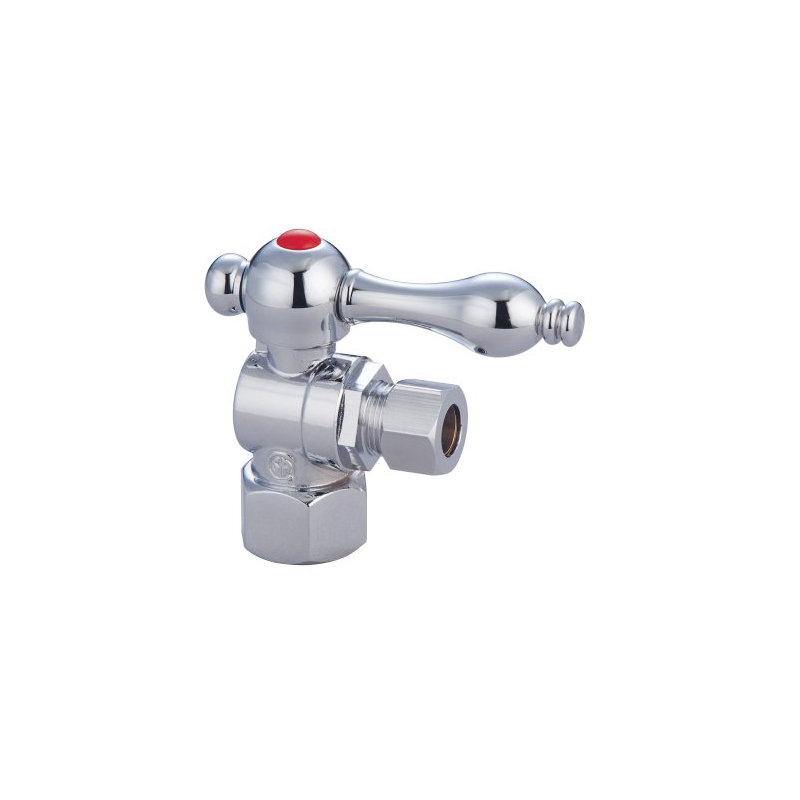 Quarter Decorative Turn Valves, Polished Chrome
