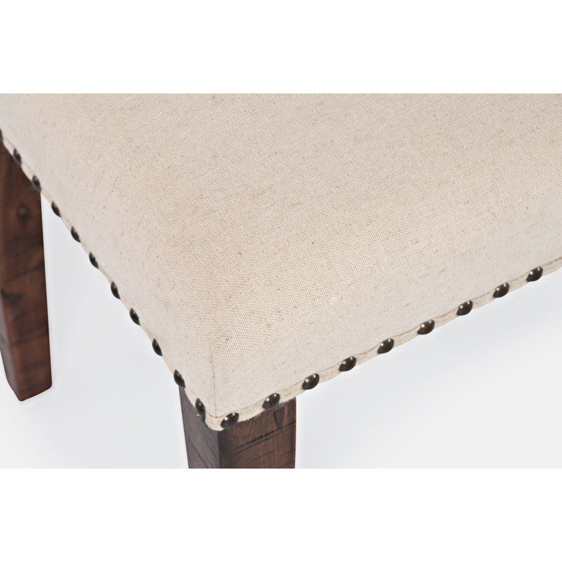 Paraiso Upholstered Bench, Oak