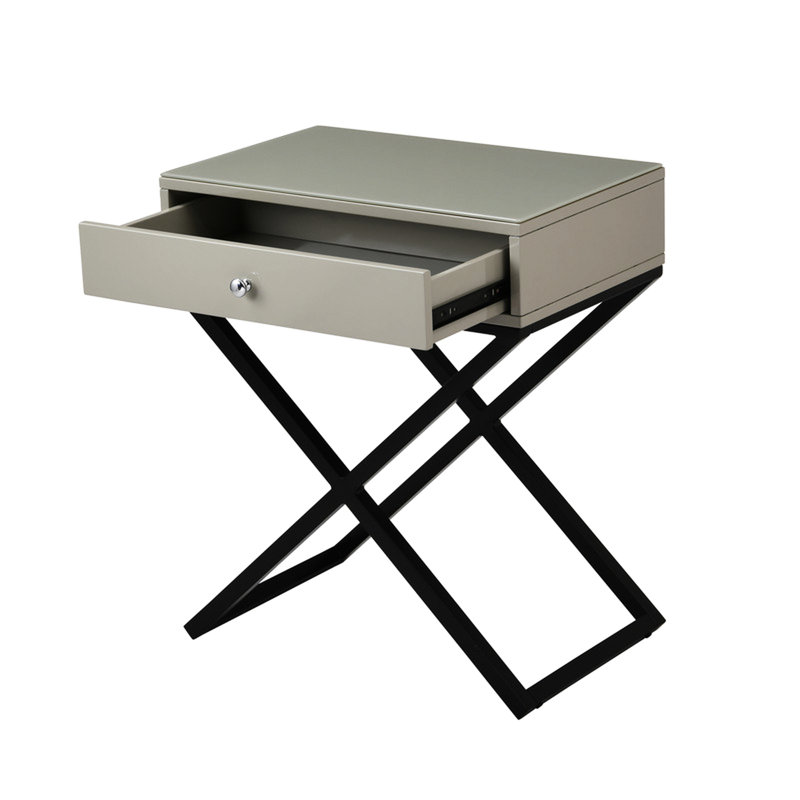 Table de chevet 23 po Taupe