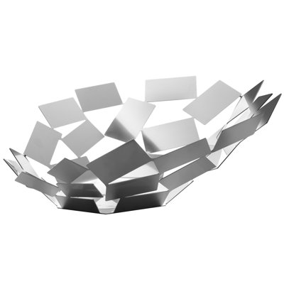 Alessi MT03 La Stanza dello Scirocco Fruit Basket, Stainless Steel, Silver