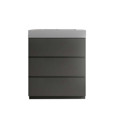 29.9'' Single Bathroom Vanity with Ceramic Top