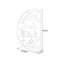 Tablette moderne en métal-1275502067