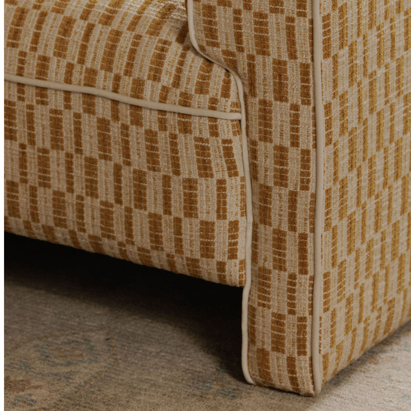 Leo Armchair, Green, Abstract