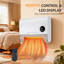 Chauffage mural intelligent, radiateur électrique d'appoint de 1500 W à chauffage rapide pour une utilisation intérieure, panneau chauffant mural avec télécommande, 3 vitesses de ventilation et protection contre la surchauffe.-137850223