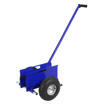 Panel Dolly with Extended Handle, 660 LBS Capacity, Heavy Duty Drywall Cart with 10" Solid Rubber Wheels, Panel Cart for Sheetrock Plywood & Doors Transport
