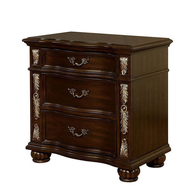 Heidi 3-Drawer Nightstand