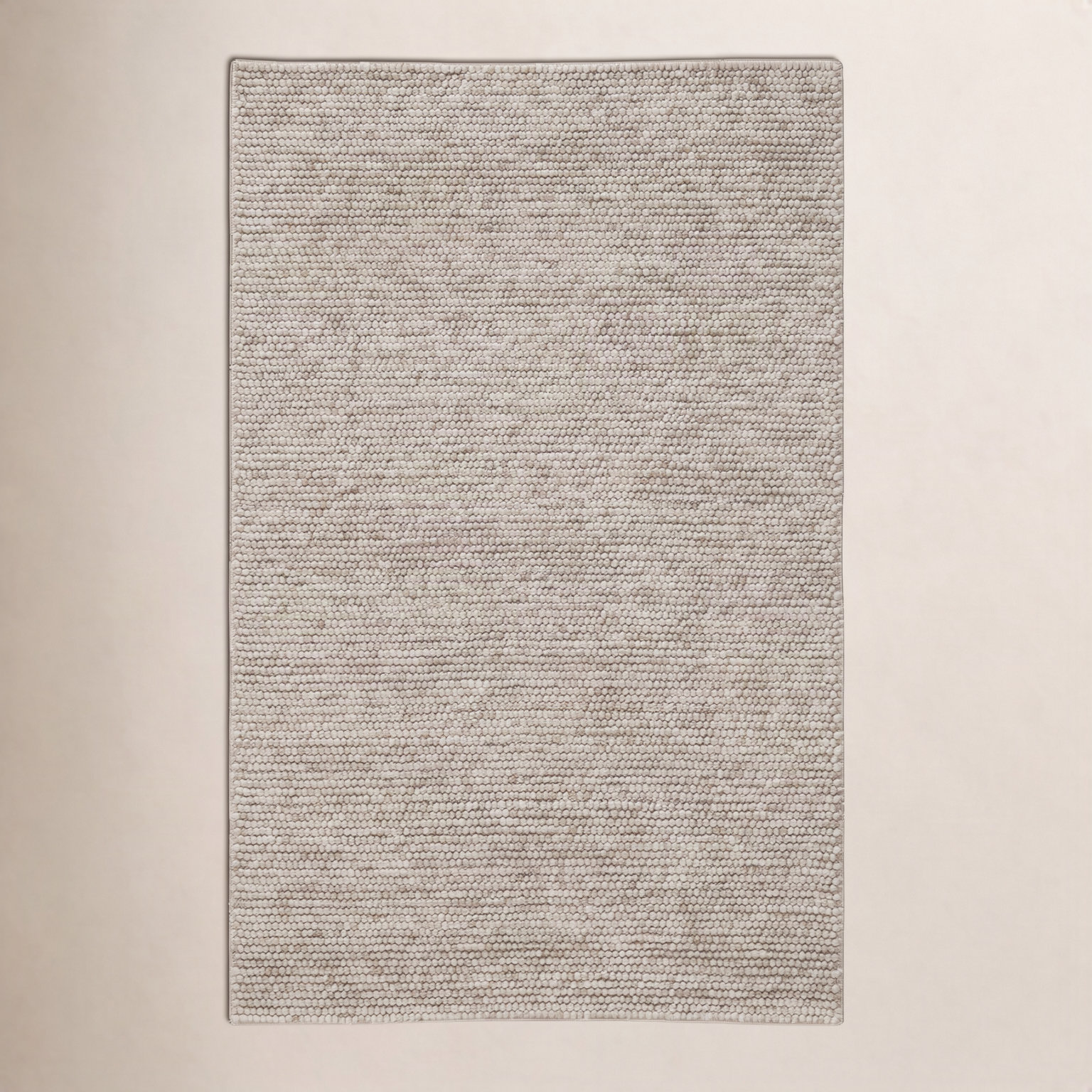 Ackman Flatweave Wool Rug, Beige, Rectangle 8'9" x 11'9"