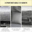 Ensemble de mobilier de jardin, canapé-lit convertible 4 pièces, gris, pattes de chaise antidérapantes, assemblage requis, couleur principale : PE, table ajustable