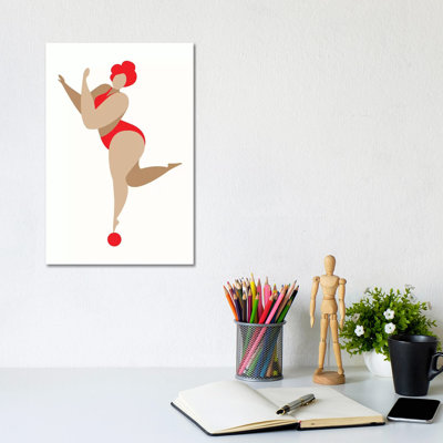 Dancing Queen - Red by Kubistika - Print on Canvas