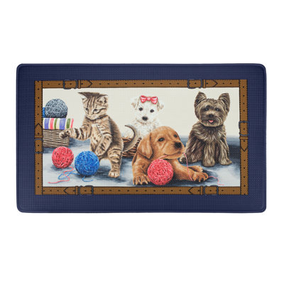 Angelissa Water Resistant Anti-Fatigue Non-Skid Kitchen Mat