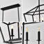 Îlot de cuisine moderne noir mat 5, luminaire suspendu pour la salle à manger, la chambre à coucher, le couloir industriel, le couloir linéaire,