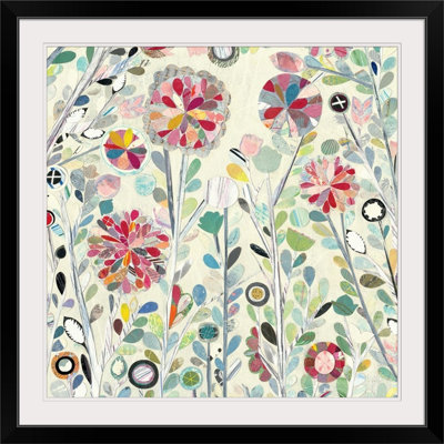 « spring fleurings crop », impression Candra Boggs