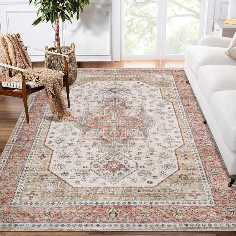 Tapis antidérapants Boho, Rectangle 9 pi x 12 pi