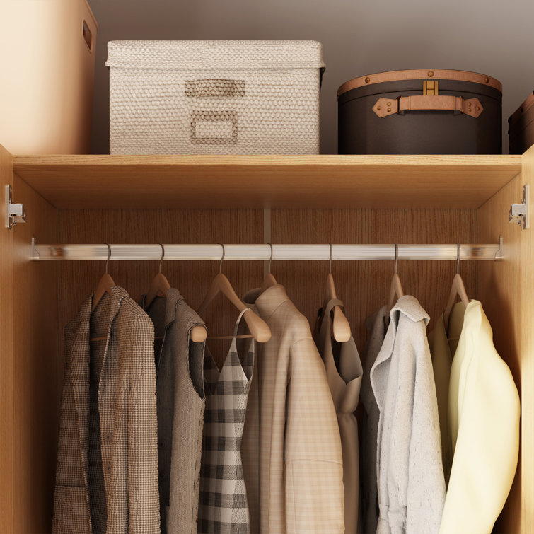 Ivaniel 4-Door 2-Drawer Wardrobe With Strong Storage