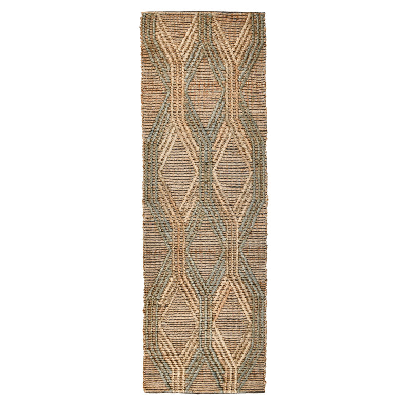 Geometric Indoor Rug, Rectangle 2'6'' x 8'