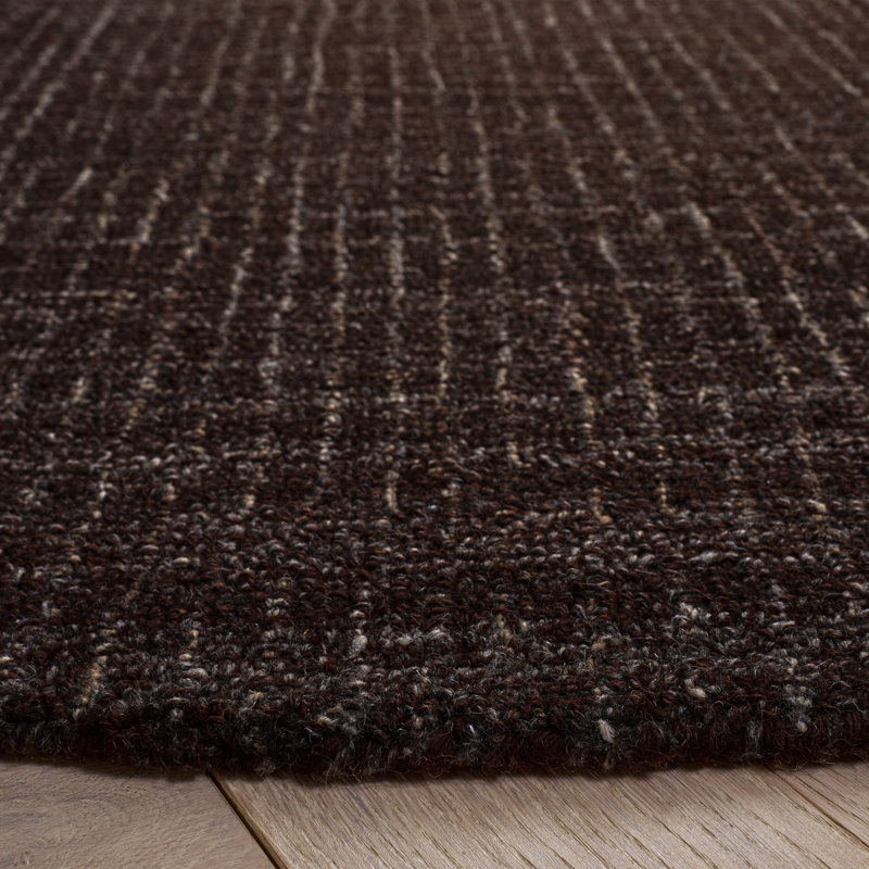 Abstract 468 Hand Tufted Wool Abstract Rug, 6' X 6' Round