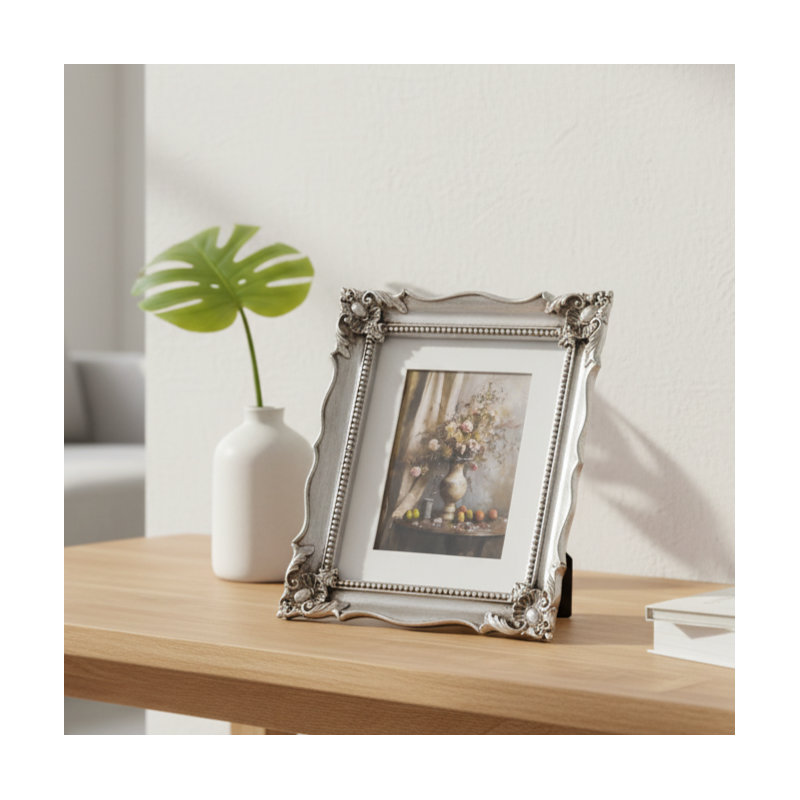 Silver Picture Frame with Mat