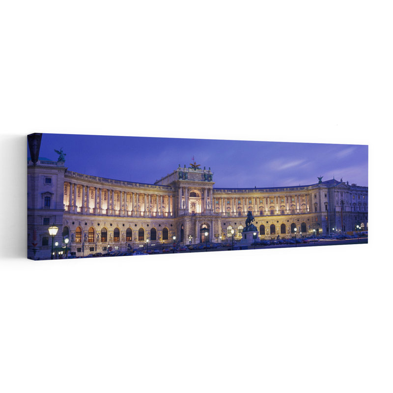 Hofburg Imperial Palace Heldenplatz Vienna Austria by Bo Brännhage - Wrapped Canvas Panoramic Print, 40.64 cm H x 121.92 cm W