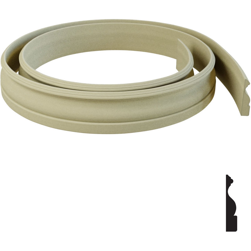 CVA525 - 5 1/4"H x 1"D x 144"L Casing Flexible Moulding, 5.25"