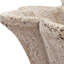 Jardinière corail sable et ciment avec finition beige texturée-1416599454
