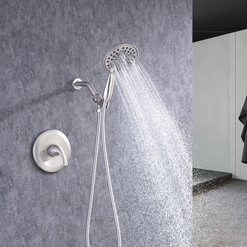 Rainlex Shower Only Faucet with Rough-in Valve Rainlex, Brushed Nickel