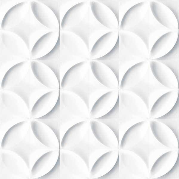 Catavento 23" x 23" 3D Textured Wall Tile