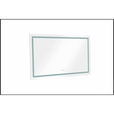 72 X 36 Inch LED Bathroom Mirror With Front And Backlight, Wall Mounted Vanity Mirror, Anti-Fog, Memory, 3 Colors, Stepless Dimmable