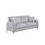 Ensemble de canapé élégant en tissu 2 pièces avec causeuse, design moderne et sièges confortables pour un salon élégant-1636796467