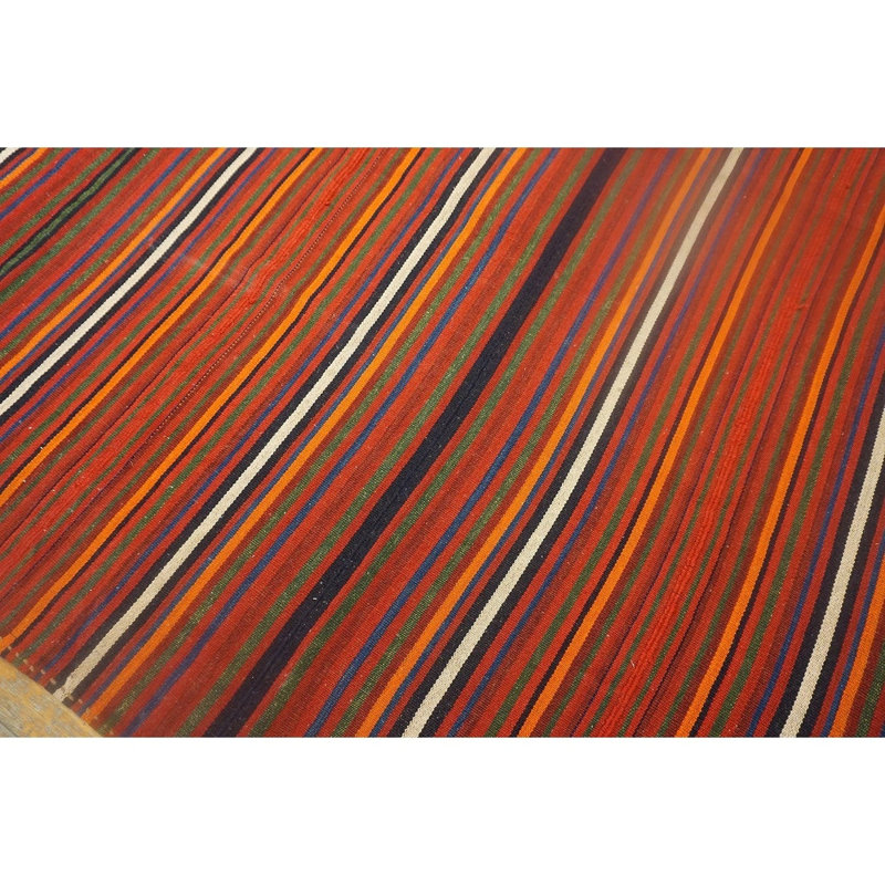 One-of-a-Kind 6'0" x 6'0" Square Flatweave Area Rug