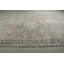Grand tapis turc rétro ivoire et rouge idéal pour les salles à manger offrant un aspect antique avec un design tissé à plat