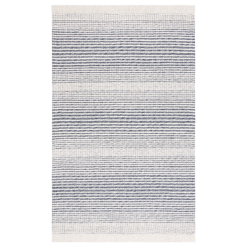 Marbella Hand Woven Wool With Cotton Cloth Backing Rug, Rectangle 5' x 8'