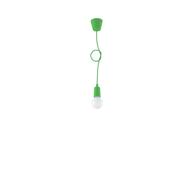 Anhua 1 - Light Bulb Pendant, Green