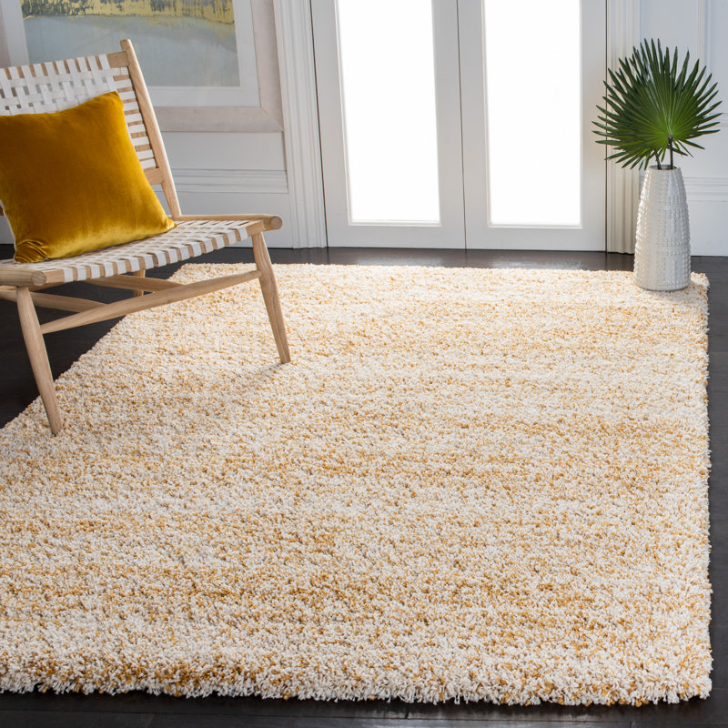 Tapis ivoire Jon-Paul, Gold/Ivory, Rectangle 6 pi x 9 pi