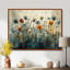 Hiver, minimalisme, coquelicots, champ III - coquelicots, art mural-1638588400-1638588405