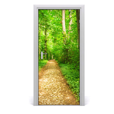 Walk Forest Door Decal
