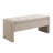 Modern Bed End Bench with Storage,Upholstered Large Foot Rest Stool, Comfy Window Vanity Bench for Living Room,Bedroom,Dorm,Coffee Table,Linen-311726661