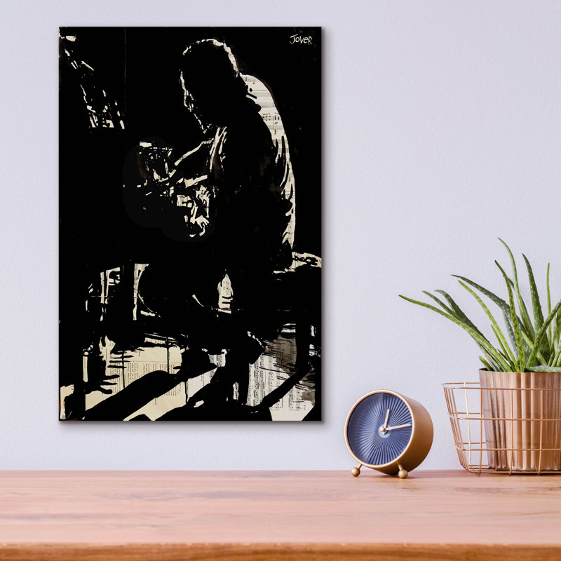Art mural en verre «12 Bars» par Loui Jover, H 16 po x l 12 po x P 0,13 po