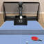 Machine à lancer automatique de tennis de table avec filet OUKANING