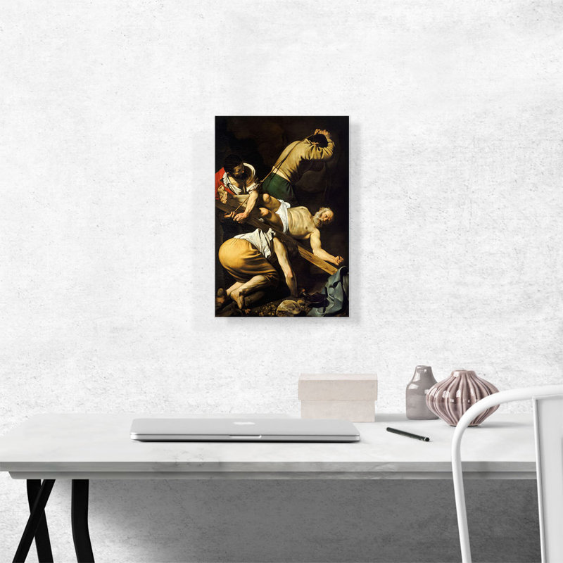 Crucifixion de Saint-Pierre - impression, H 18 po x l 12 po x P 0,75 po