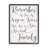 " Black And White We Are A Nice Normal Family Wood Script Typography " by Daphne Polselli-71018913-71018912